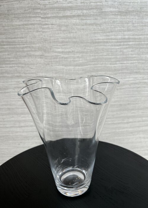 Vase - Squiggles Glass - Transparent