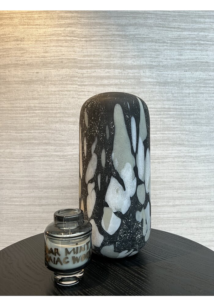 Vase - Yin and Yang - Black/White - H42xD16cm
