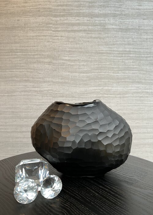 Vase - Stonery - Chocolate - 33x22x22cm