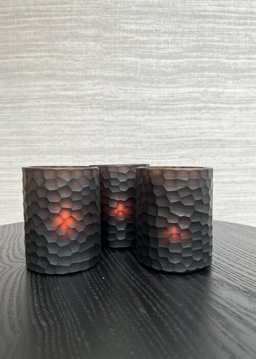 Tealight Holder - Sidrah Brown - ⌀9xH11cm