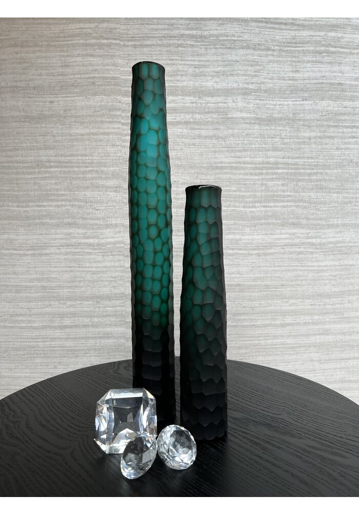 Vase - Amba - Aqua Green - ⌀6,5xH34cm