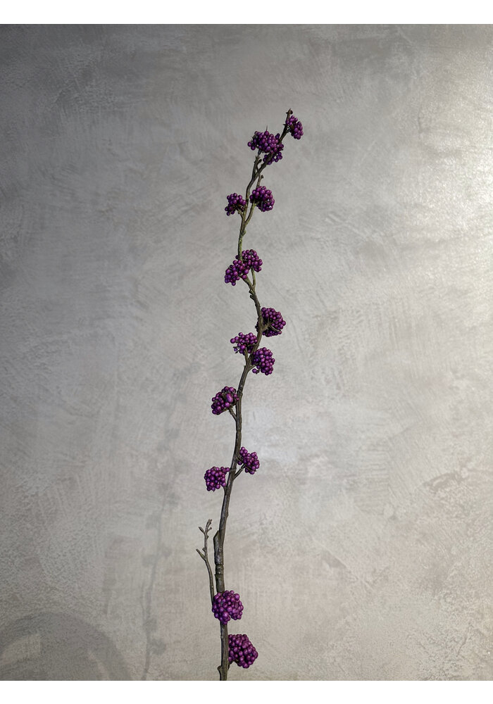 Callicarpa Branch - Purple - 105cm
