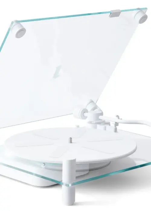 TRANSPARENT -  Transparent Turntable - White