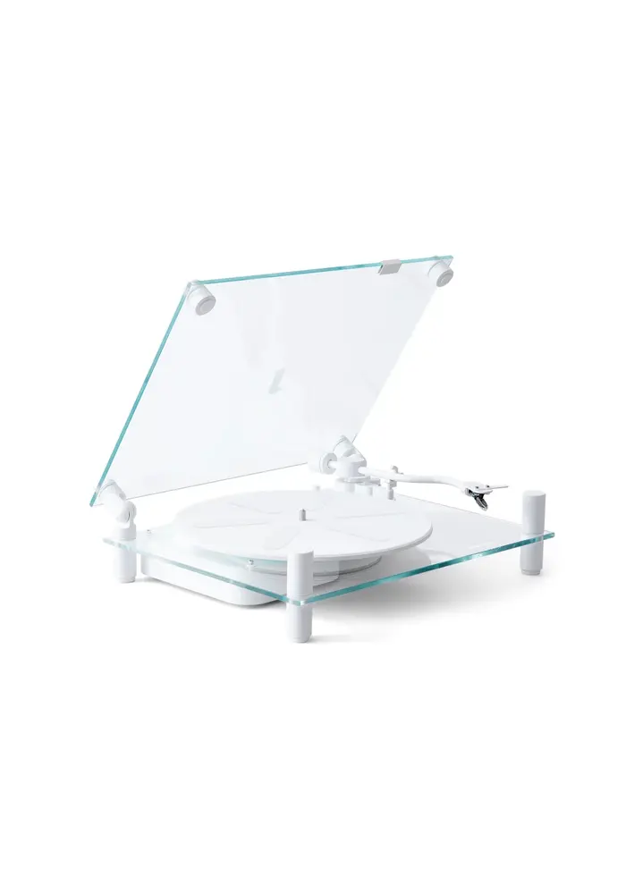 Transparent Turntable - White