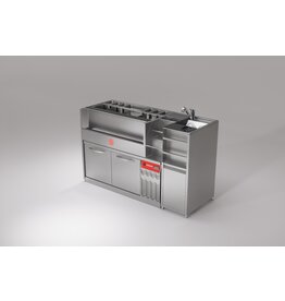 Kobayashi Workflow Engineering Cocktail Station | KB-1600-S3 | Cool unit