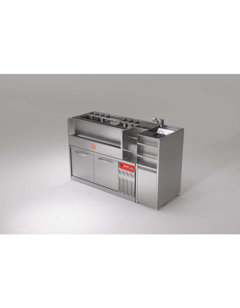 Kobayashi Workflow Engineering Cocktail Station | KB-1600-S3 | Cool unit