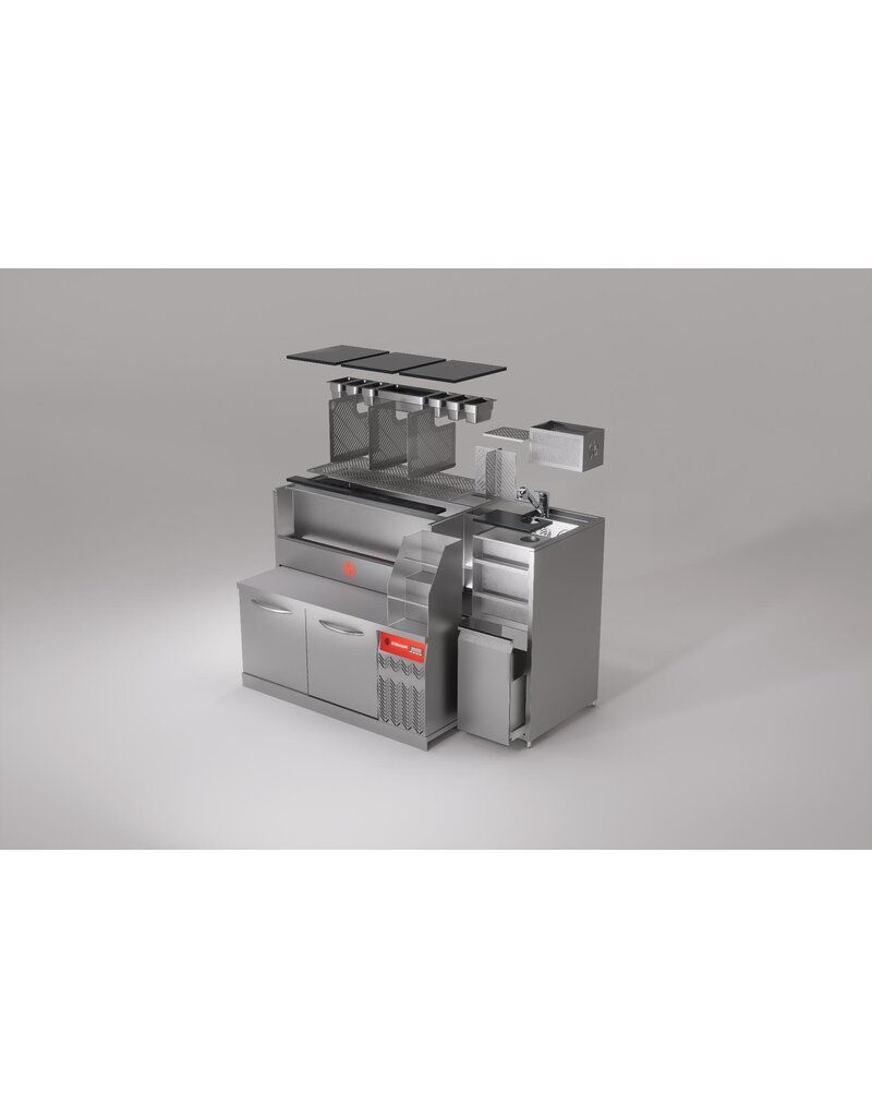 Kobayashi Workflow Engineering Cocktail Station | KB-1600-S3 | Cool unit