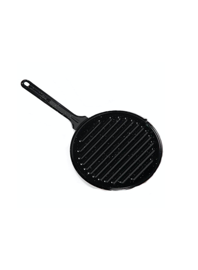 Grillpan 24cm, zwart