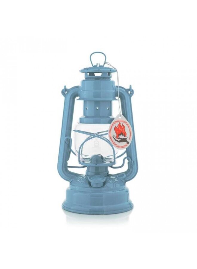 Feuerhand stormlamp pastel blauw