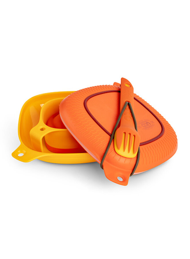 Lunch kit geel oranje