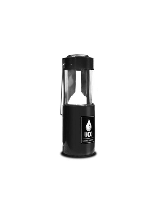 Candle Lantern Anodized Black