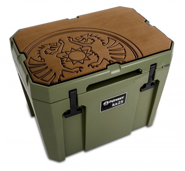 Mannelijkheid bevroren dichtheid Petromax Koelbox beschermer bruin met dragon embleem kx25 - Wilderness  cooking
