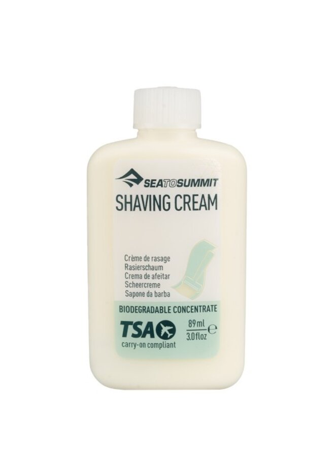 Liquid shaving cream