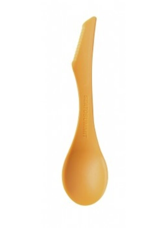 Delta spork camping bestek oranje mes/lepel