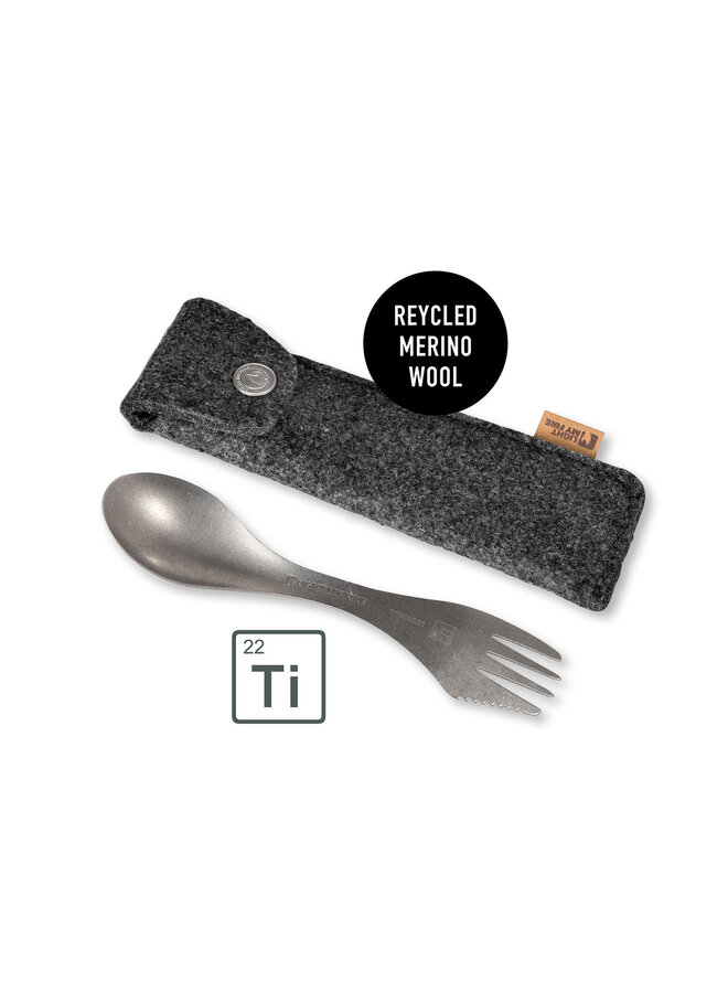 Eco Spork Titanium Kit