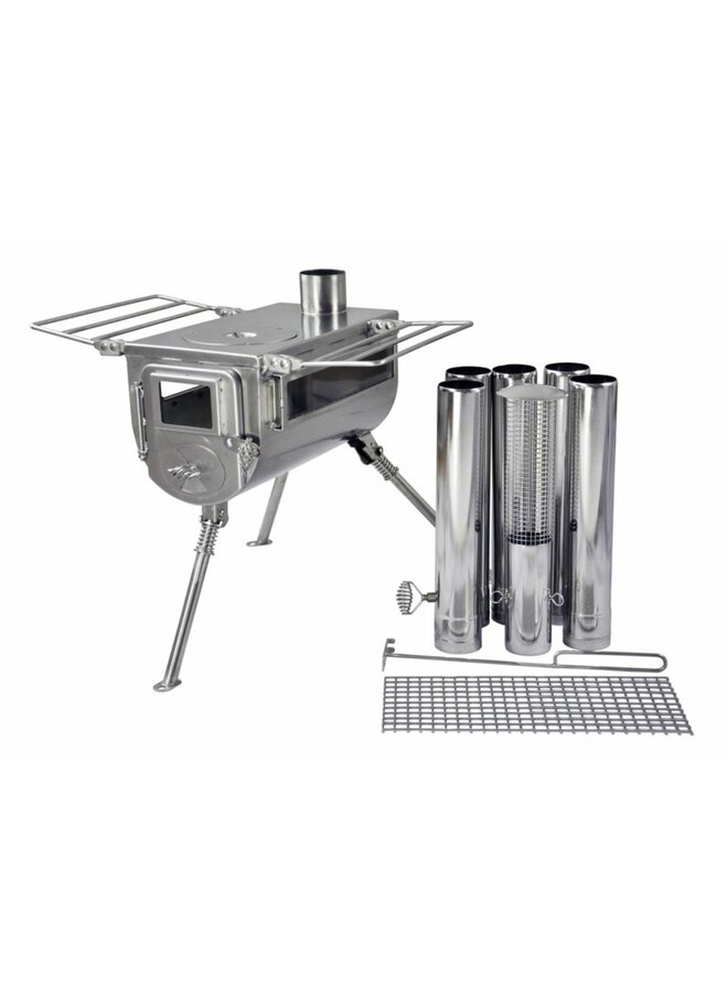 Woodlander Double View Medium sized Cook Camping Stove