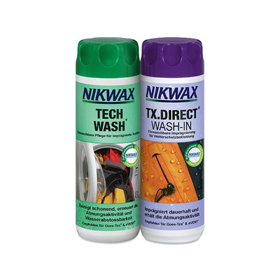 Nikwax Tech Wash & tx Direct Twin Pack 300 ml ml