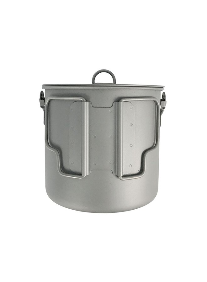 Titanium Bushpot met deksel (1,1 L)