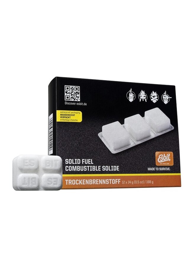 Solid fuel tabletten 12x14g