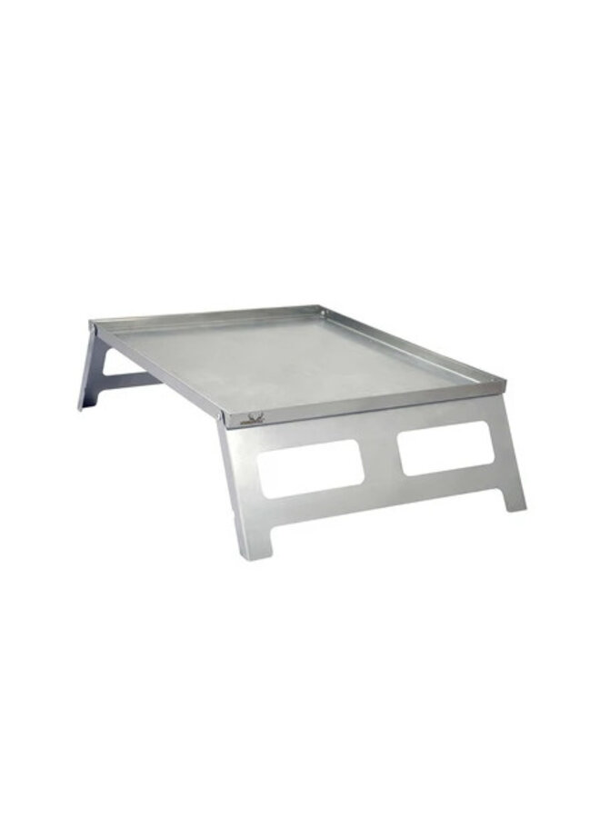 Stainless fastfold Accessory Table L-sized