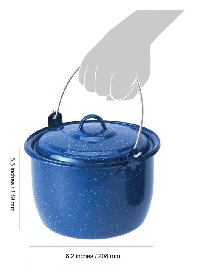 Convex pan 3 QT Blauw