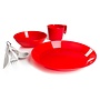 Cascandian 1 persoon tafel set rood