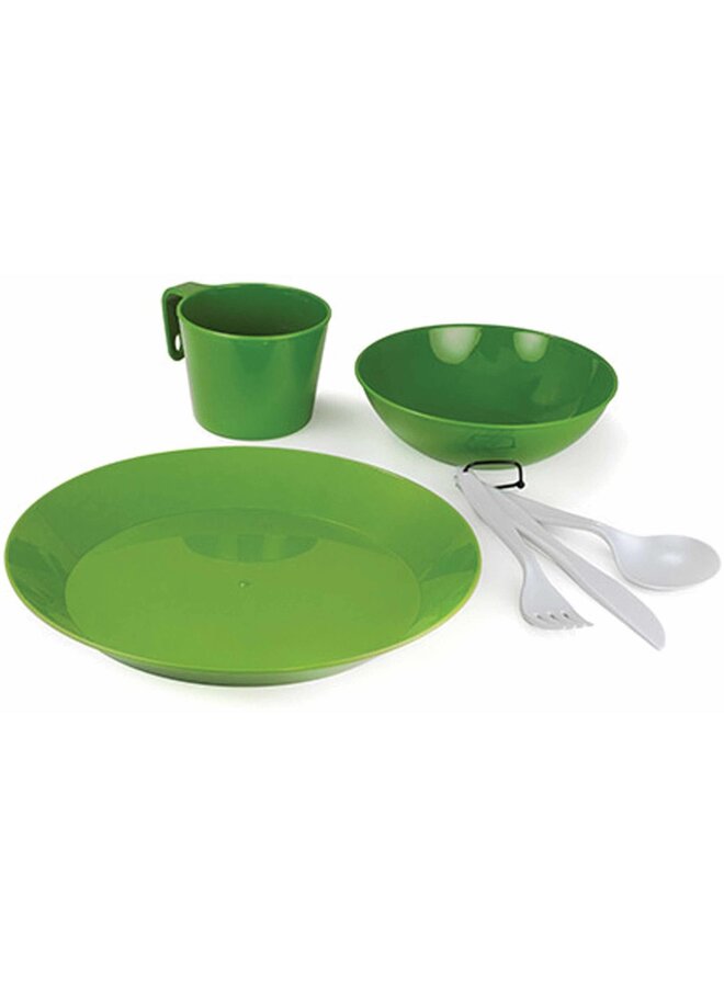 Cascandian 1 persoon tafel set groen