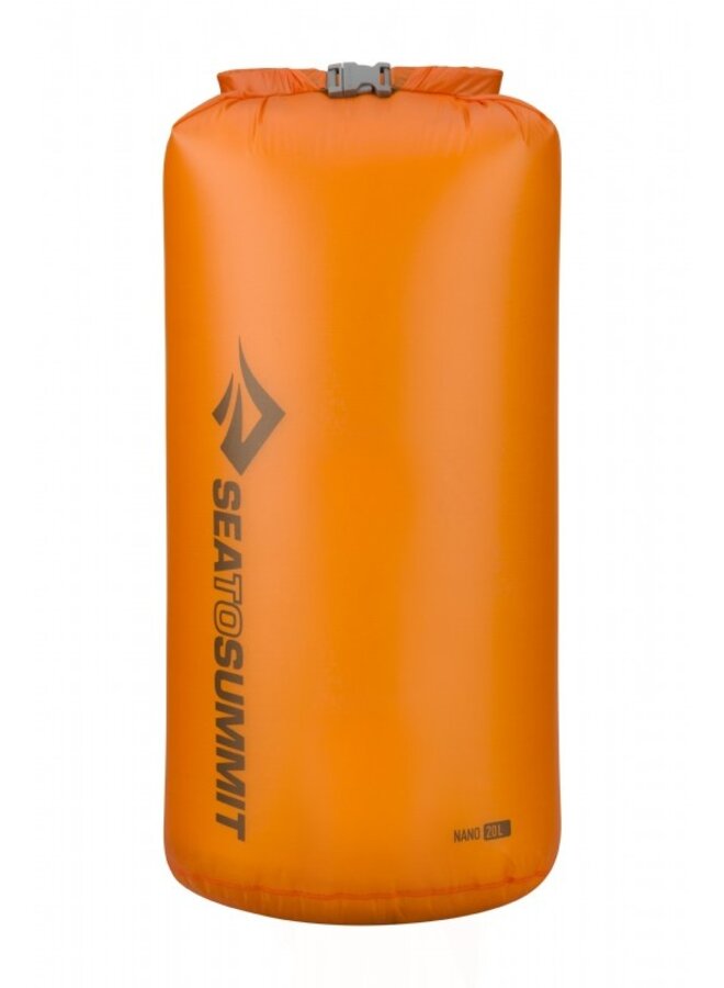 Ultra-sil nano dry sack 20 liter oranje