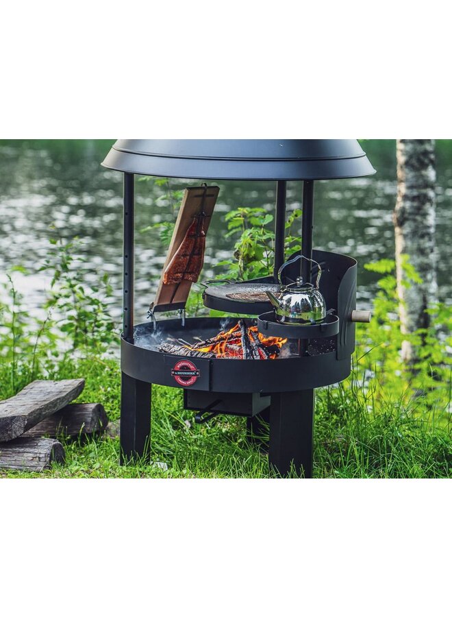 Tundra Grill Basic 80cm zwart laag