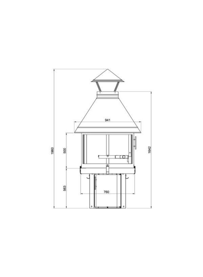 Tundra grill city black laag zwart