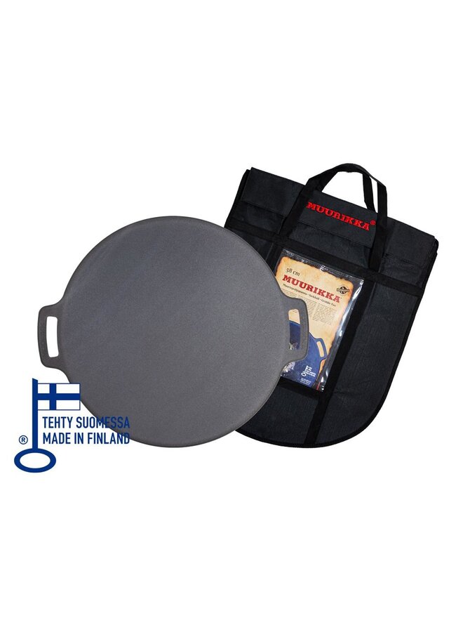 58 cm grillpan/ bakplaat met tas