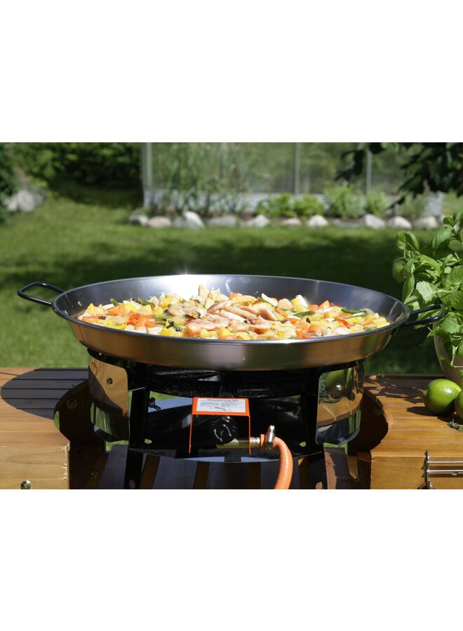 Paella pan 40 cm staal