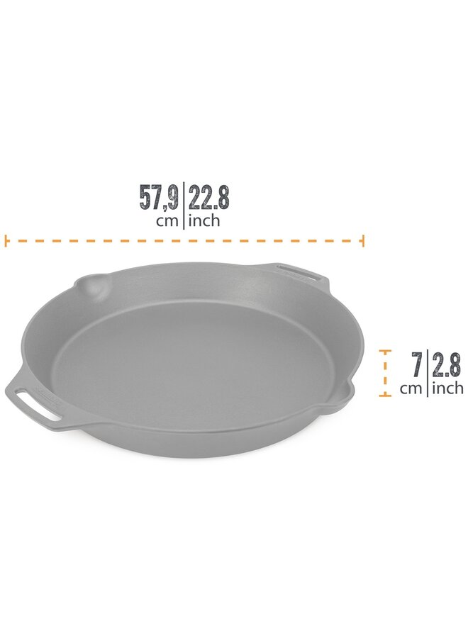 Petromax Gietijzeren Skillet 2 handvatten 50cm