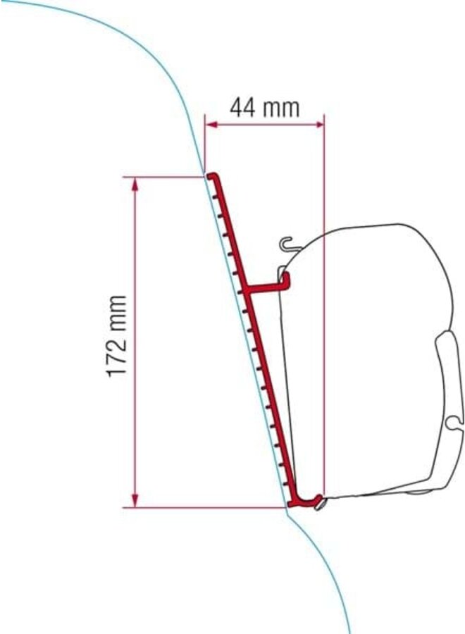 KIT F45 FIBERGLASS ROOF