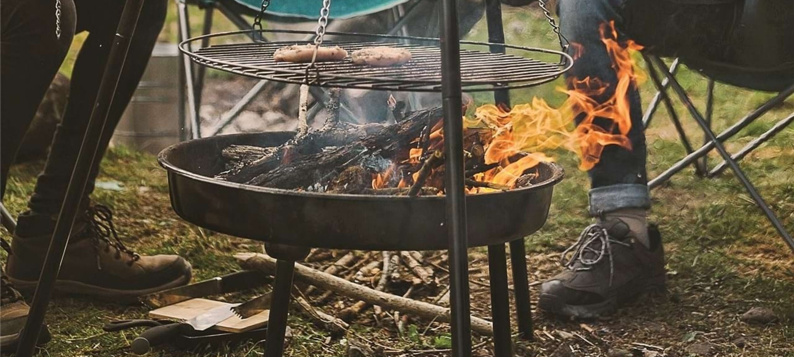 Gids voor succesvol driepoot buiten koken