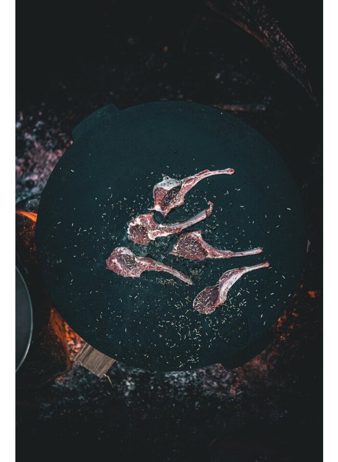 bighorn bakplaat op poten