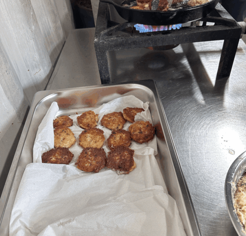 Krabkoekjes uit de Skillet