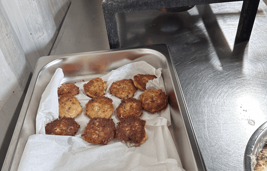 Krabkoekjes uit de Skillet