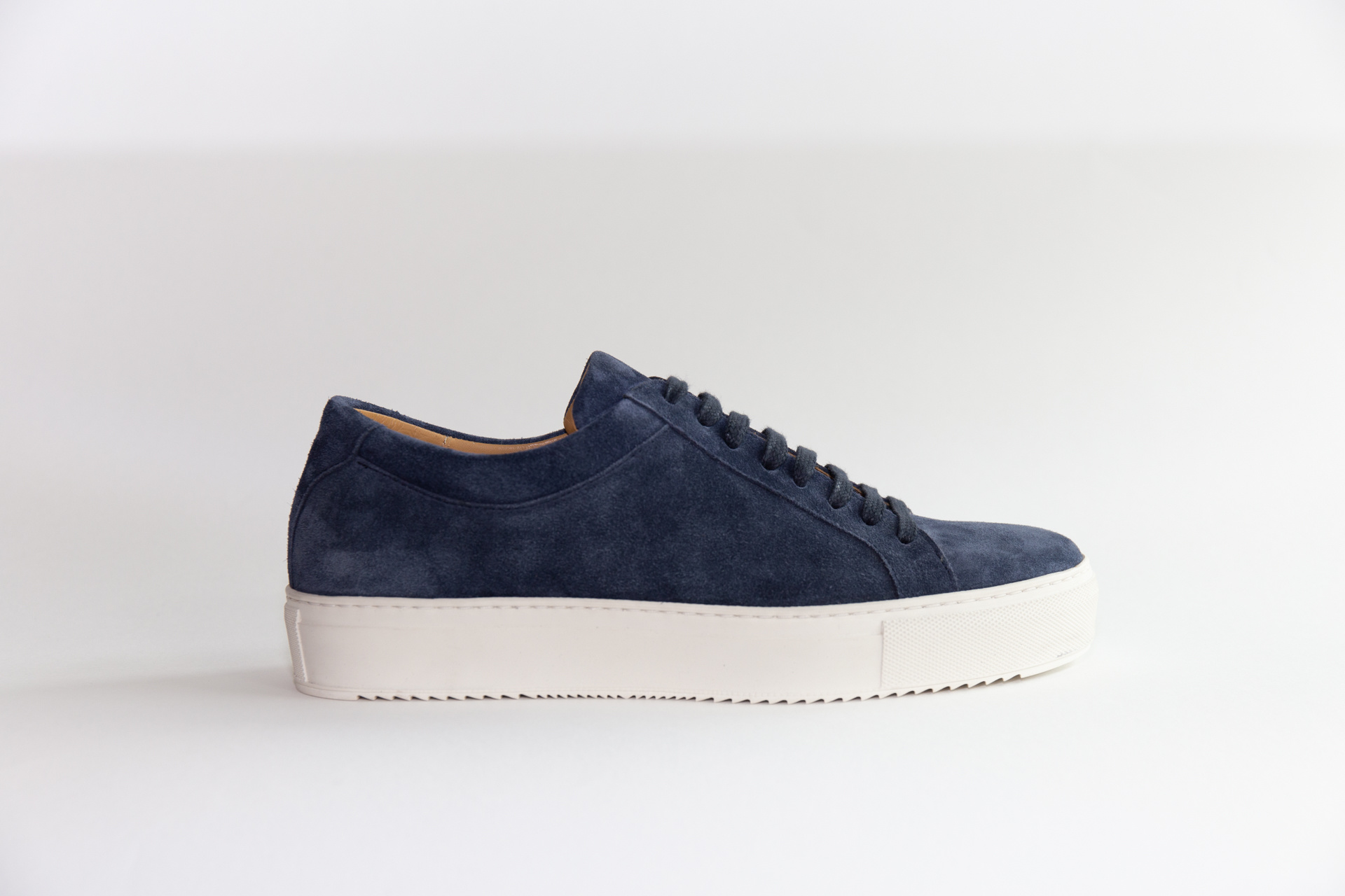 Pelmel person Hover Blue Sneakers For Men In Suede | escapeauthority.com
