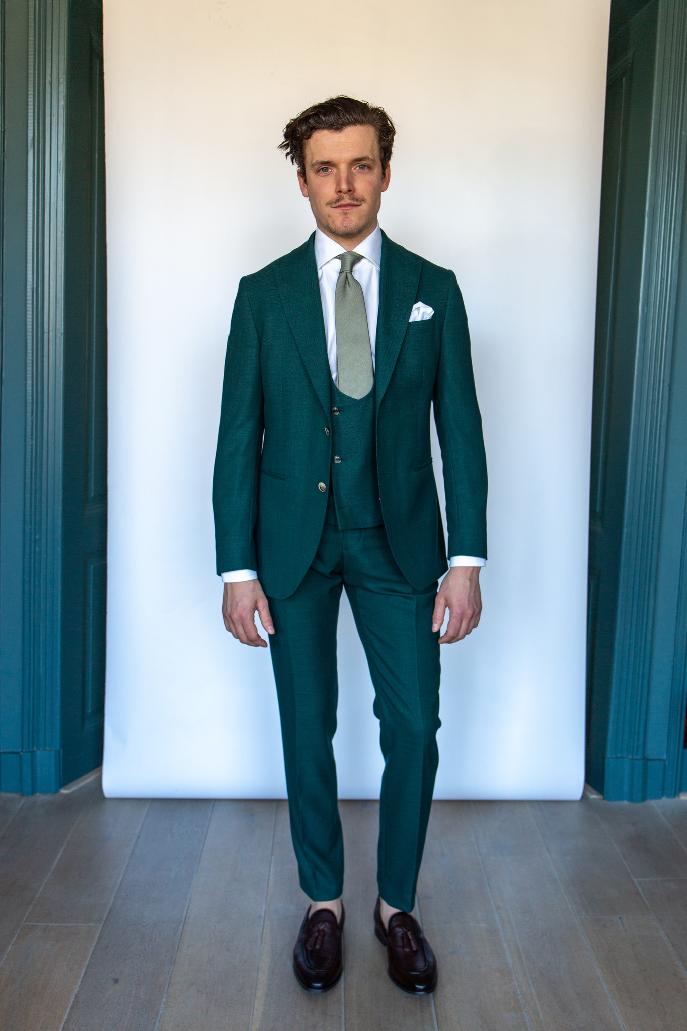 DRAGO Green 3-piece Suit - PAKKEND Amsterdam