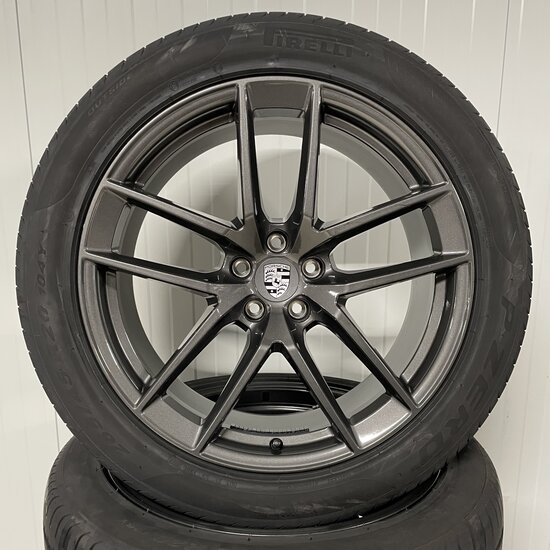Porsche Macan  20-inch "Macan S" zomerwielenset, Titanium hoogglans