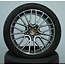 Porsche Cayenne E3-I  SUV, 21 inch RS Spyder Design zomerwielenset