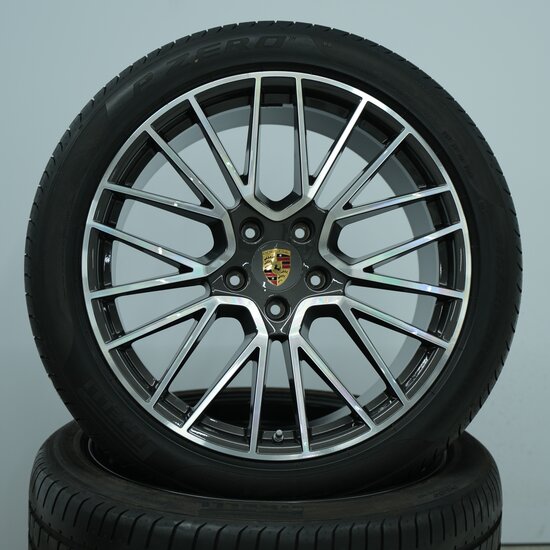 Porsche Cayenne E3-I  SUV, 21 inch RS Spyder Design zomerwielenset