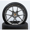20/21-inch 992 Carrera lichtgewicht wielset, Platina zijdeglans