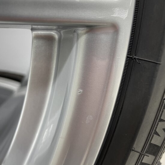 Porsche 992 20/21 inch Carrera S winterwielenset gespoten in zilvergrijs