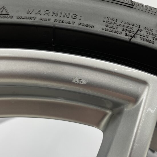 Porsche 992 20/21 inch Carrera S winterwielenset gespoten in zilvergrijs