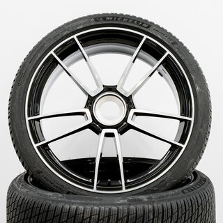 Porsche 992 20/21 inch 911 Turbo S complete winterwielenset, bicolor.