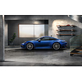 Porsche 992 20/21 inch Carrera S winterwielenset gespoten in zilvergrijs