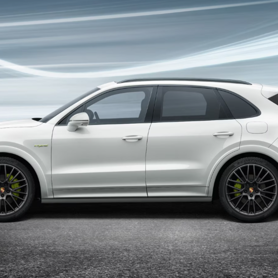 21-inch Porsche Cayenne  E3-I  RS Spyder winterwielenset zwart zijdeglans