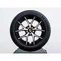 Cayenne E4 Demoset, 21-inch RS Spyder Design winterwielenset, gelakt in zwart (hoogglans) met glanzende voorvlak
